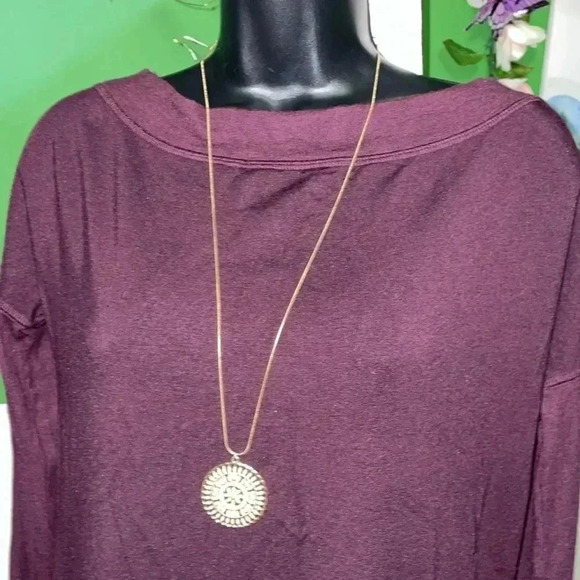 Athleta Burgundy Sweater- Small - Picture 2 of 4